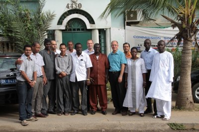 Participants at the Nansis training